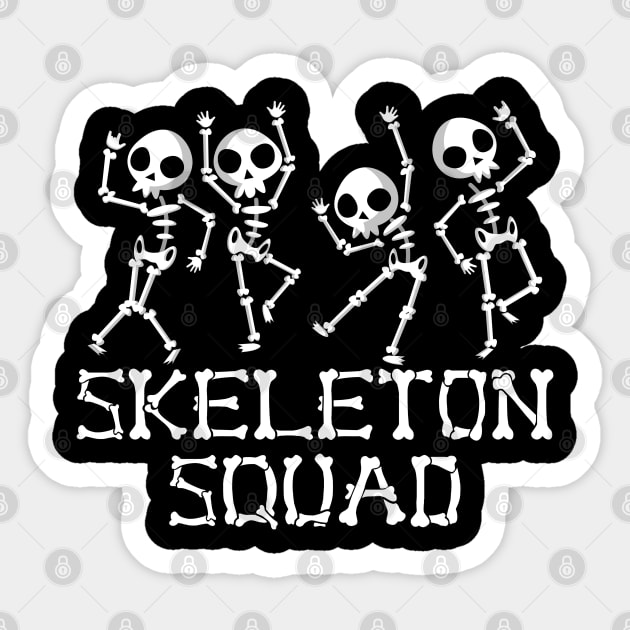 Skeleton Squad Sticker by monolusi